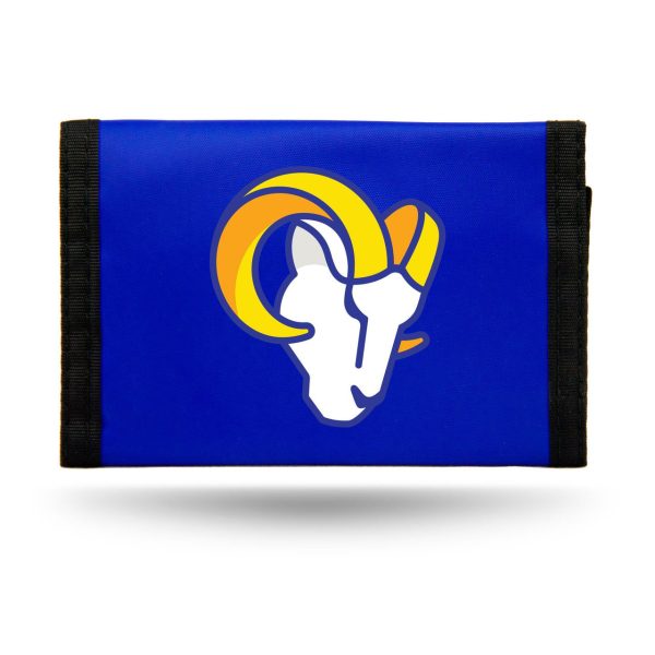 Los Angeles Rams Wallet Nylon Trifold Logo Cheap