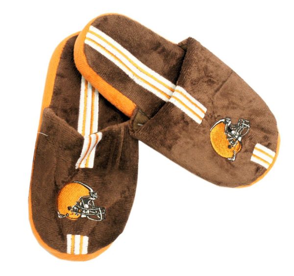 Cleveland Browns Slipper Youth 8 16 Size 3 4 Stripe (1 Pair) M Online now