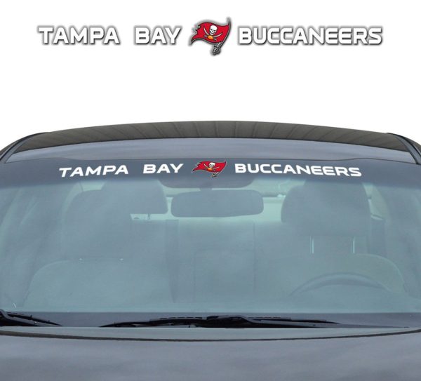 Tampa Bay Buccaneers Decal 35x4 Windshield Sale