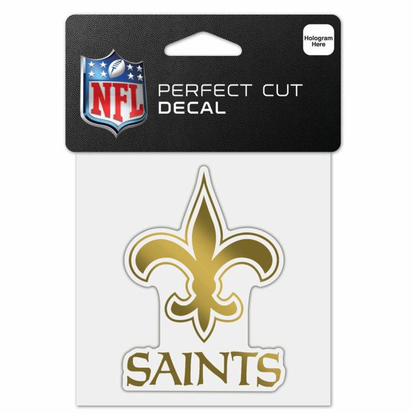 New Orleans Saints Decal 4x4 Perfect Cut Discount - Image 2