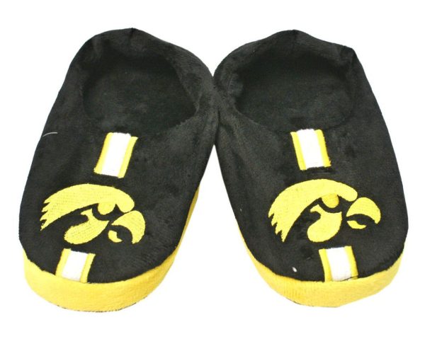 Iowa Hawkeyes Slipper Youth 4 7 Size 11 12 Stripe (1 Pair) L For Sale